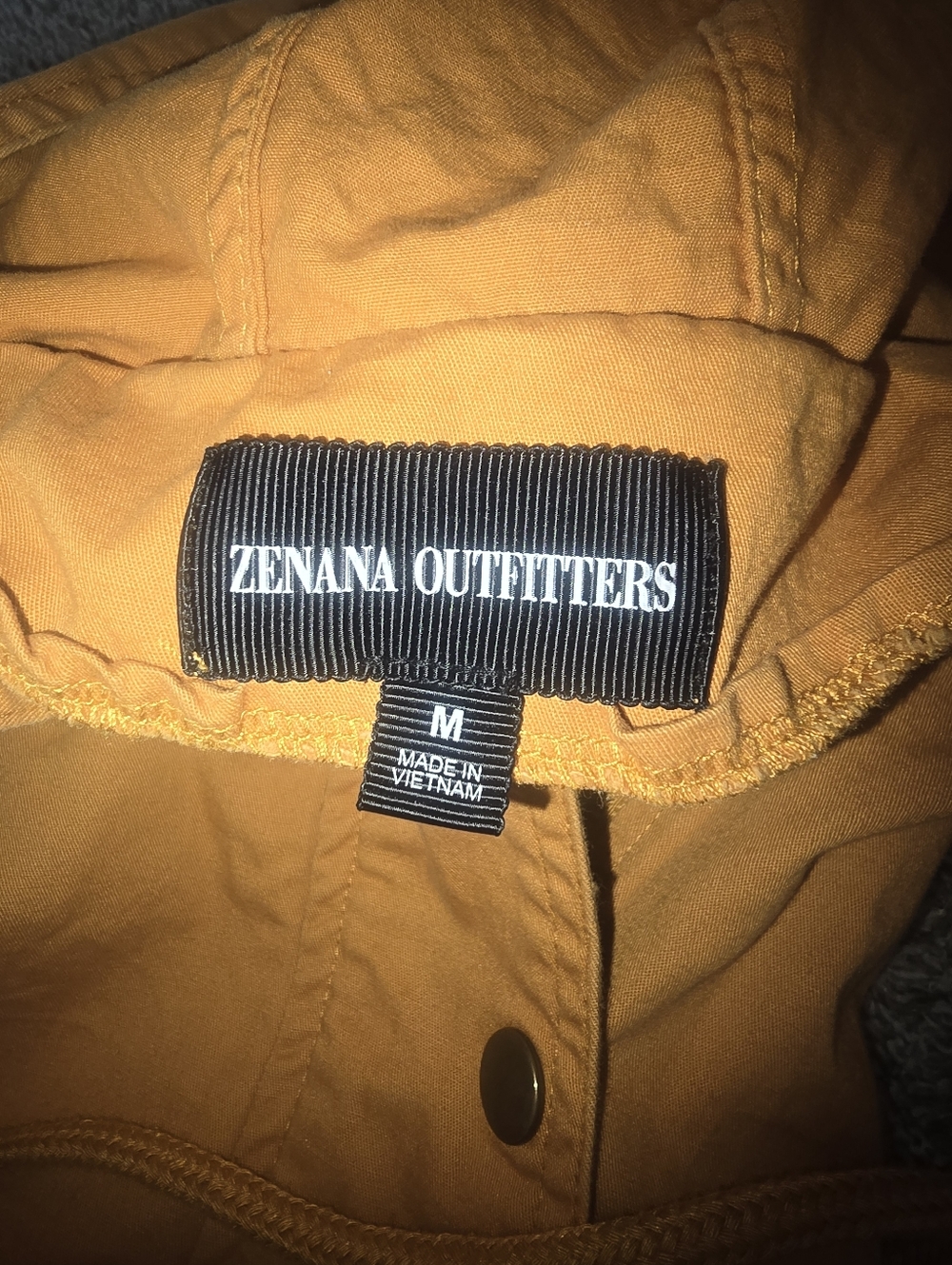 Zenana Outfitters Sleeveless Utility Vest in Camel Tan - Picture 4 of 4